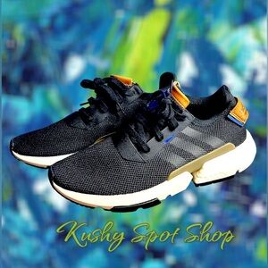 🏃‍♂️⭐️🖤🤍 ADIDAS ™️ Black/White Knit Running Shoes 🏃🏻⭐️🖤🤍 Men’s sz 10 NNB